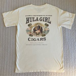 Vintage Hula Girl Cigars Short Sleeve Graphic Tee by Malibu Shirts